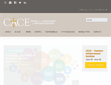 Tablet Screenshot of cace.org